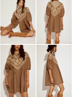 Free People  NWT Orson Mini Dress Size XS